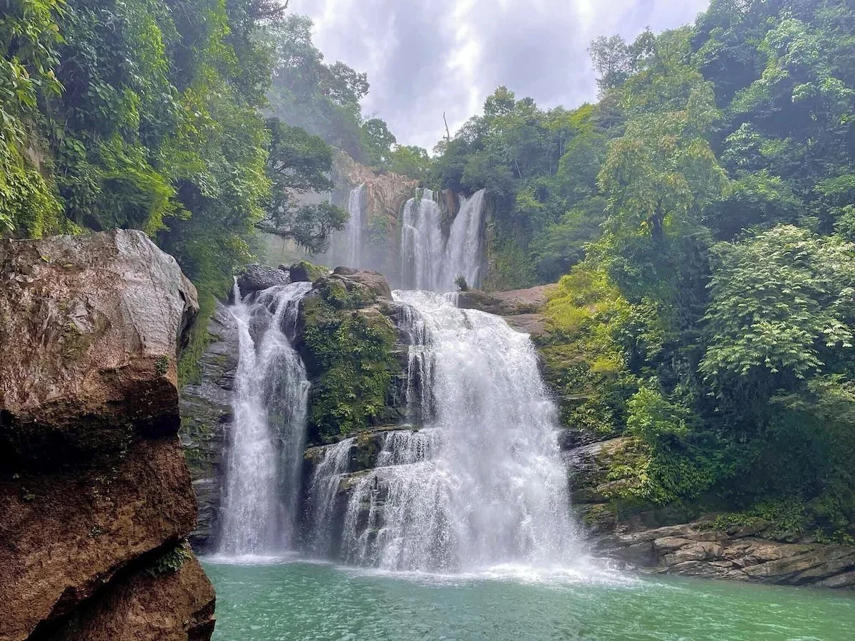 Nauyaca Waterfalls cascading into a natural pool